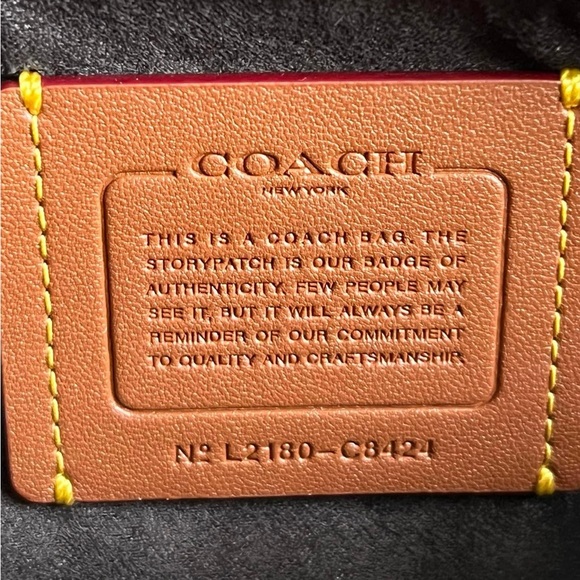 💰SOLD - C8424 - Coach Soft Tabby Multi Crossbody in Signature Leather - Picture 9 of 13